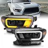 Anzo Usa 16-17 TACOMA PROJECTOR HEADLIGHTS W/ PLANK STYLE SWITCHBACK BLACK W/ A 111396